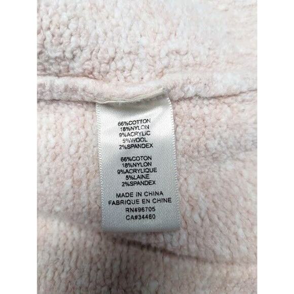 Lavie Womens Sz XL Knit Sweater Pullover Light Pink Wool Nylon Blend Crew Neck - Picture 10 of 10